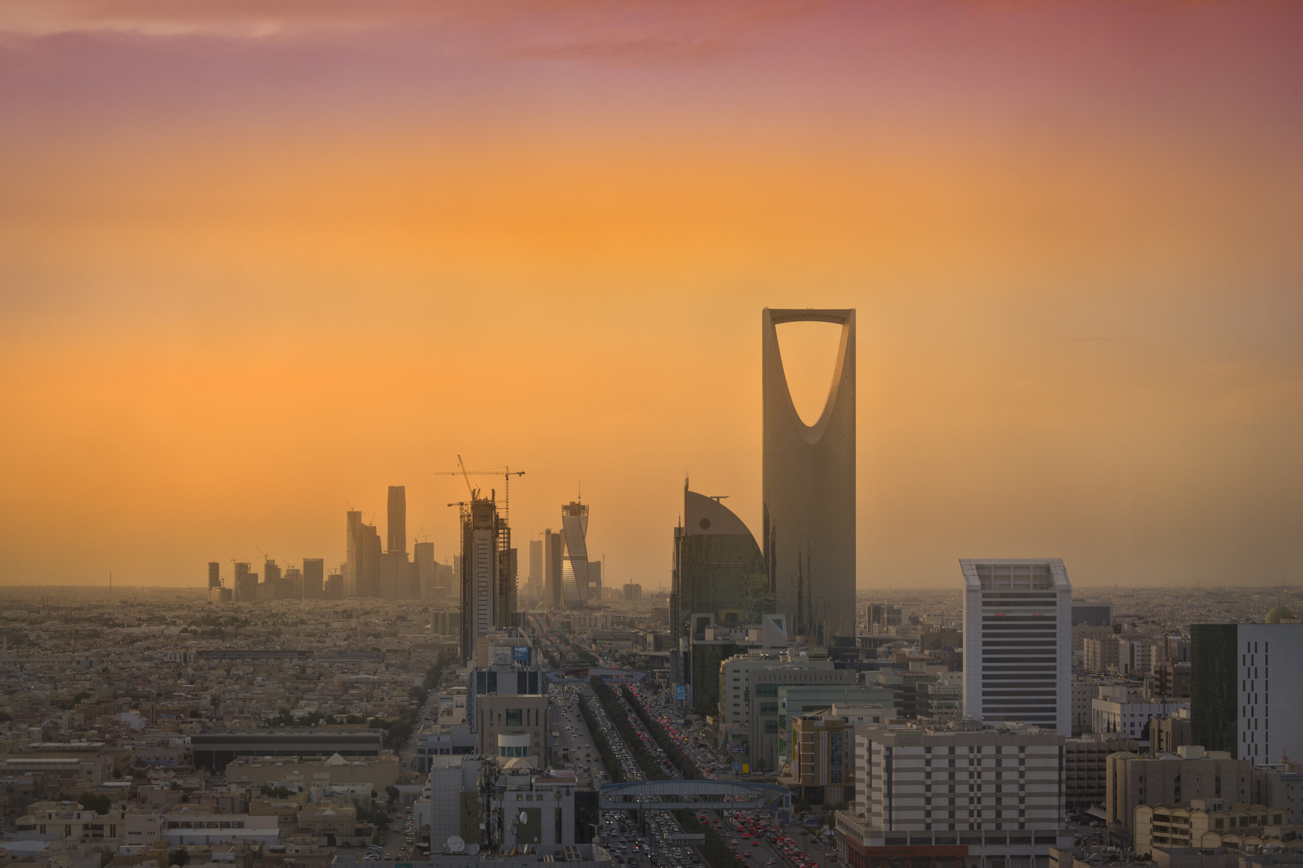 Skyline of Riyadh, Saudi Arabia