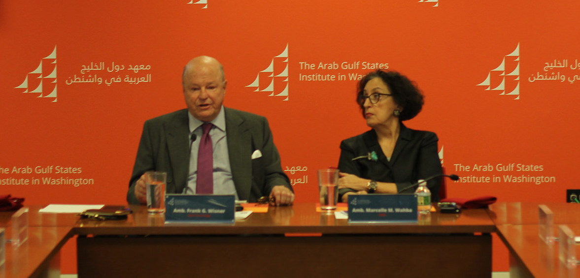 Ambassador Frank Wisner and Ambassador Marcelle Wahba