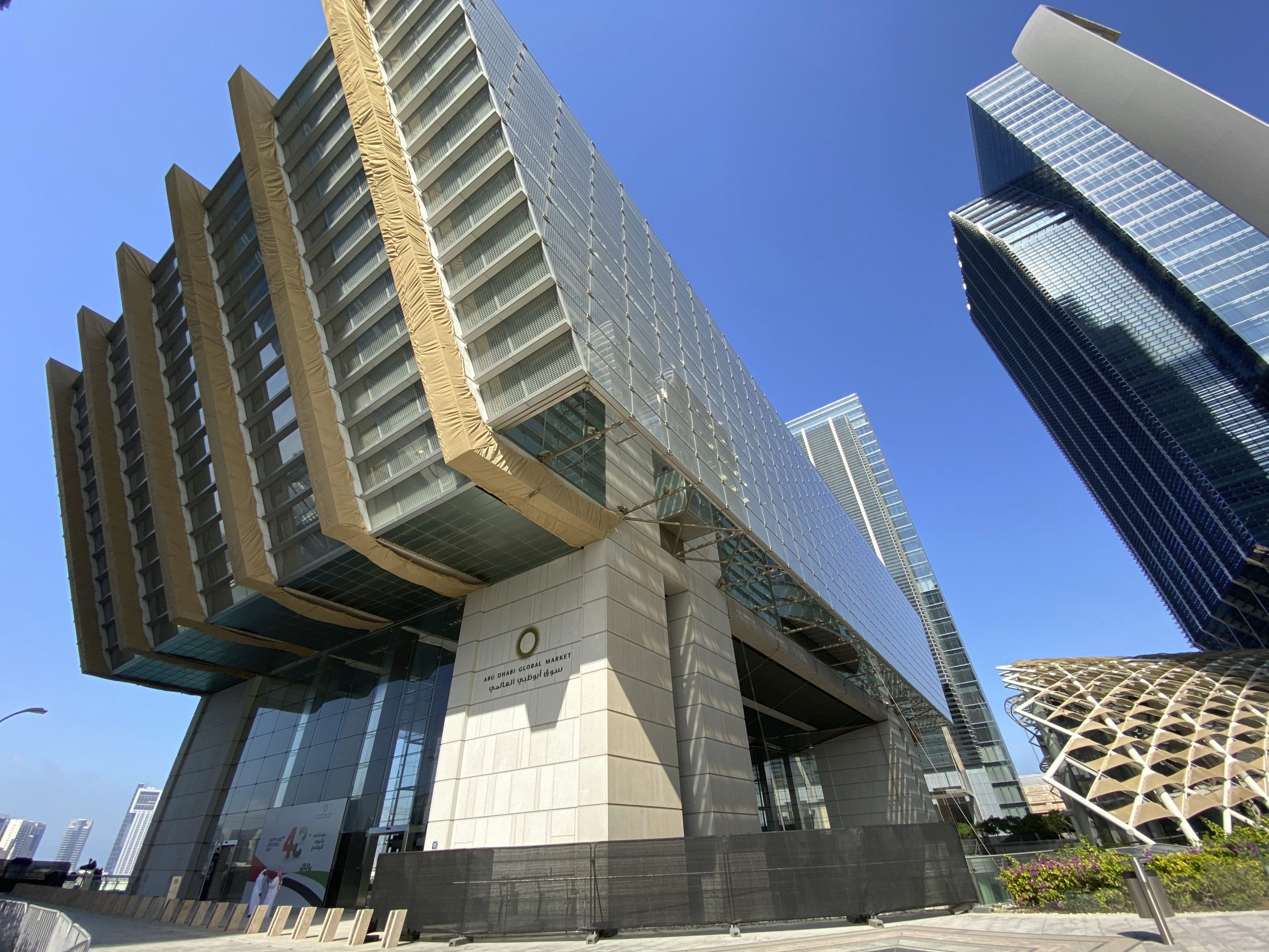 The Abu Dhabi Global Market in Abu Dhabi, United Arab Emirates, Dec. 31, 2019 (AP Photo/Jon Gambrell)