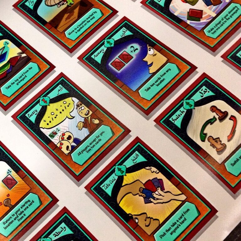 Game cards for 'The Way'