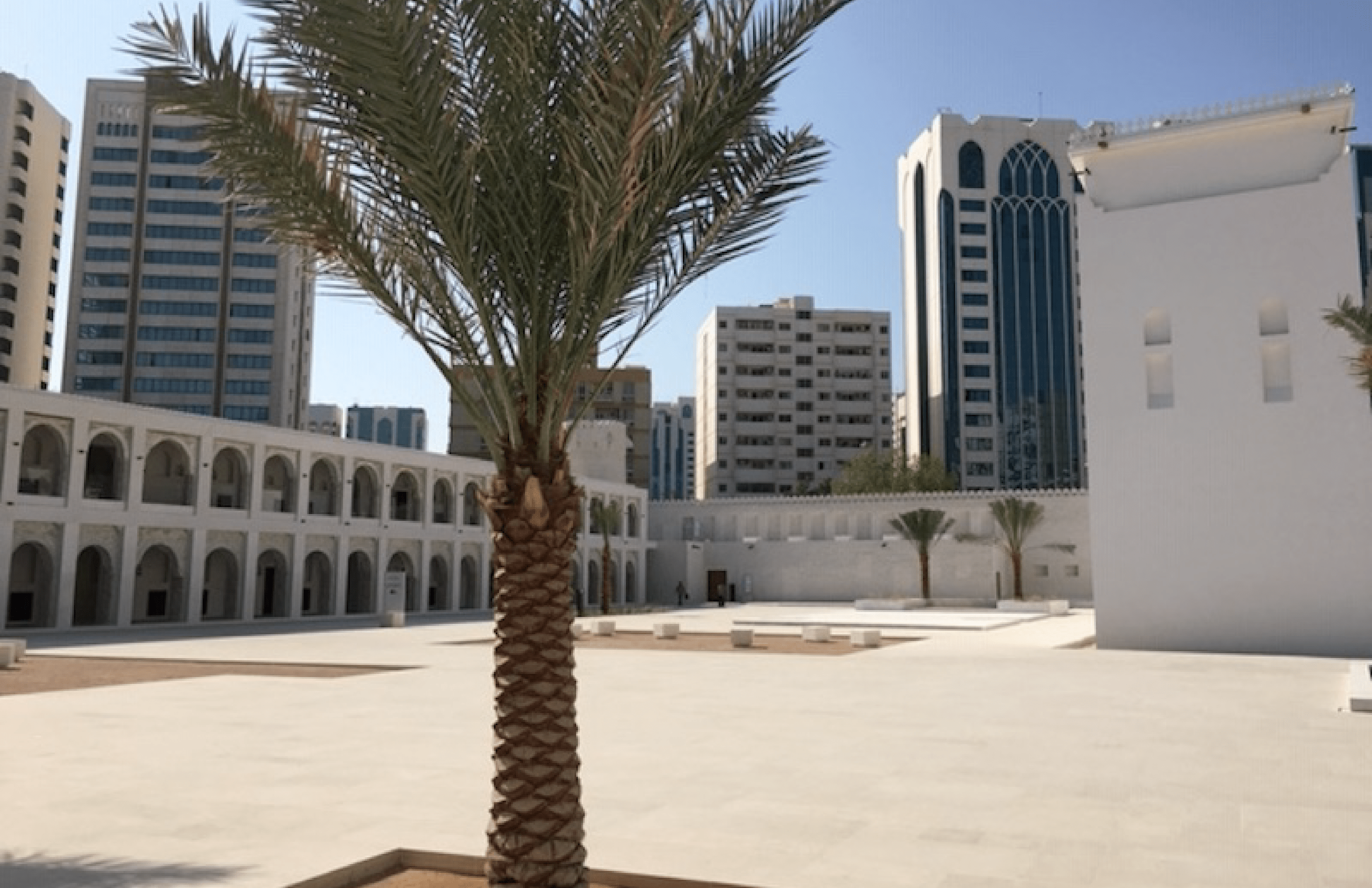 Open plaza of Qasr Al Hosn (Ambassador Marcelle M. Wahba)
