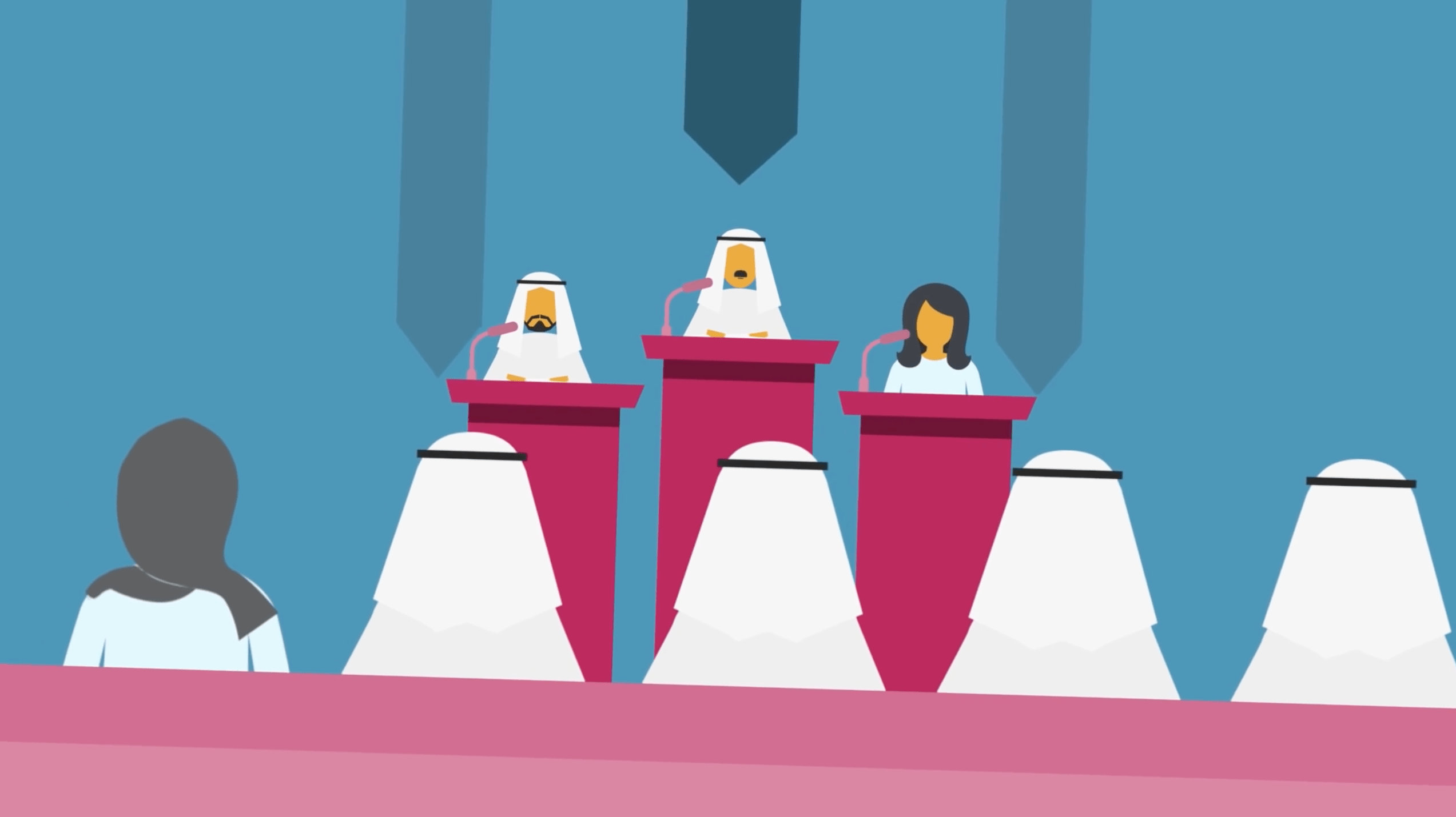 Illustration of the Kuwaiti Parliament (Raqib50)