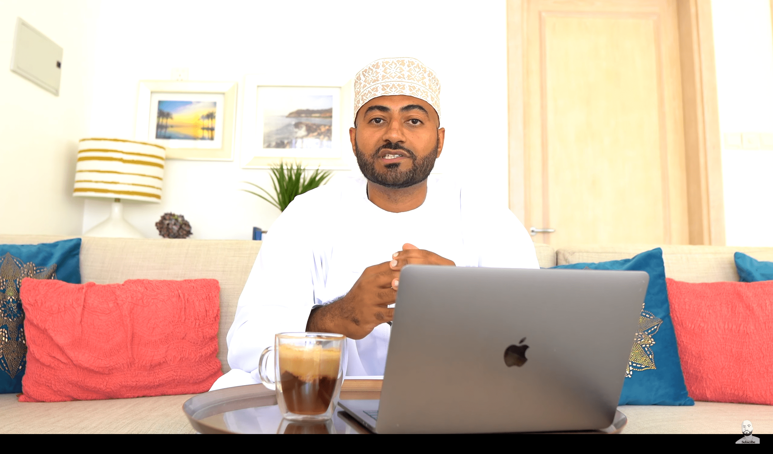Abdallah Al Bahrani hosts a YouTube series teaching applied economics