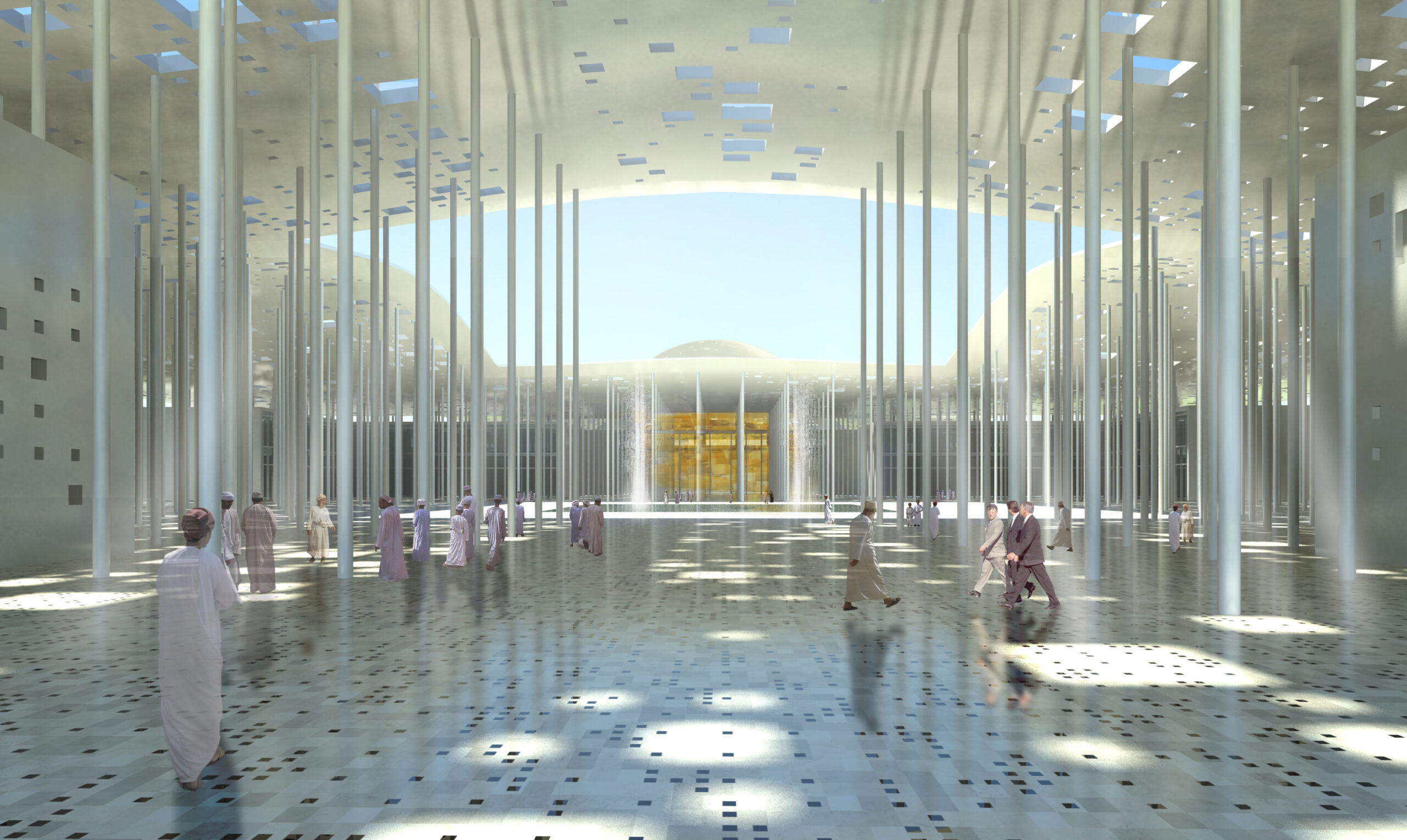 Rendering of the Oman Cultural Complex. (Courtesy of ArchitectureStudio)