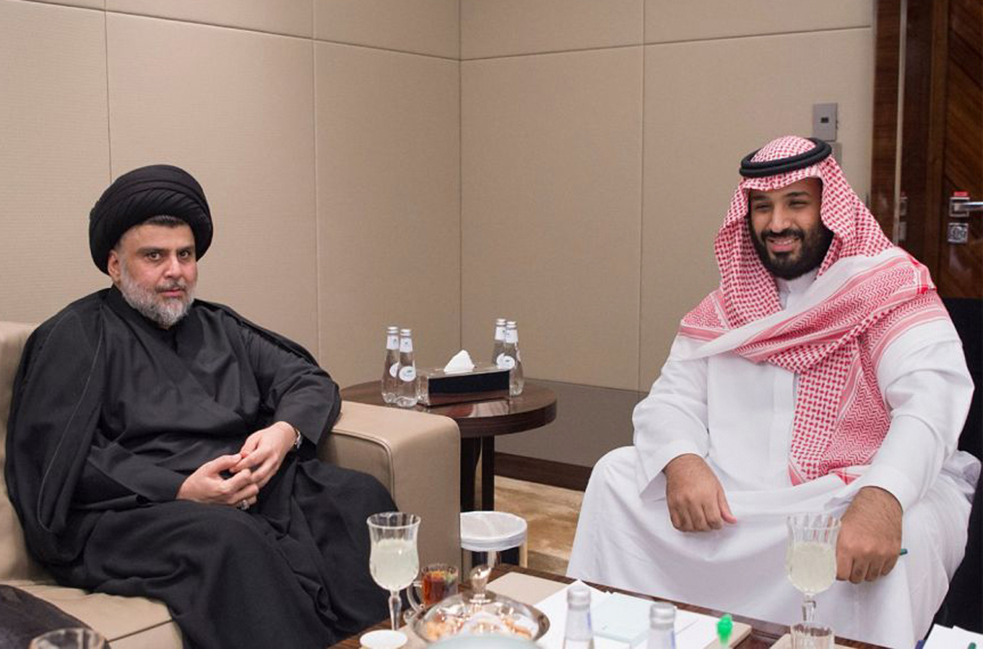 Muqtada al-Sadr and Mohammed bin Salman