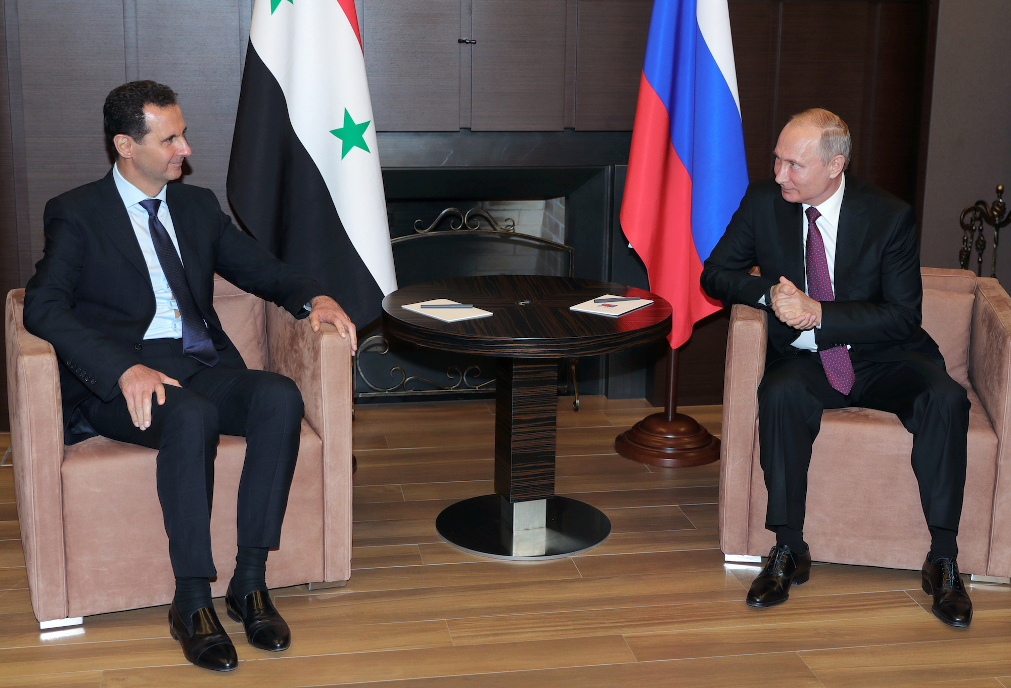 Vladimir Putin and Bashar al-Assad