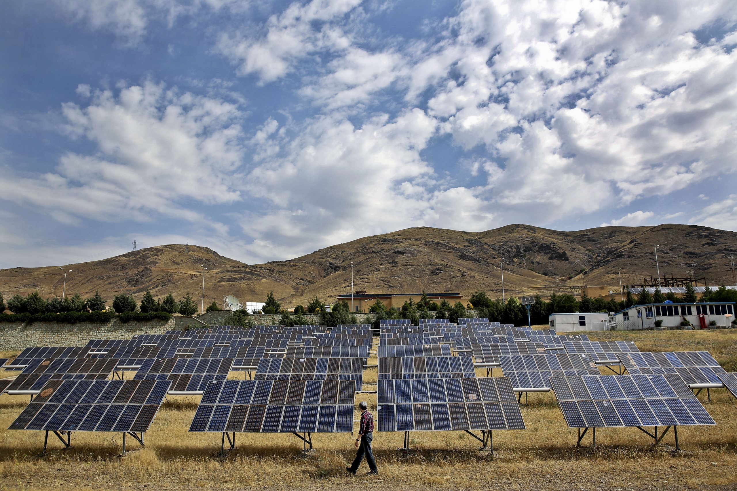 aleghan Renewable Energy Site in Taleghan, Iran