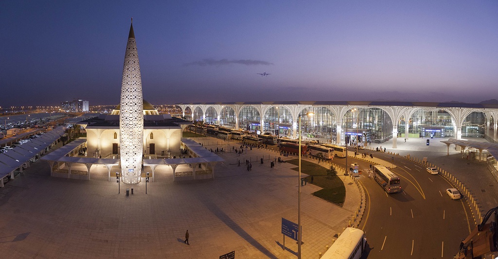 Prince Mohammad Bin Abdulaziz International Airport in Medina, Saudi Arabia. (Ahmedelyas/Wikimedia Commons)