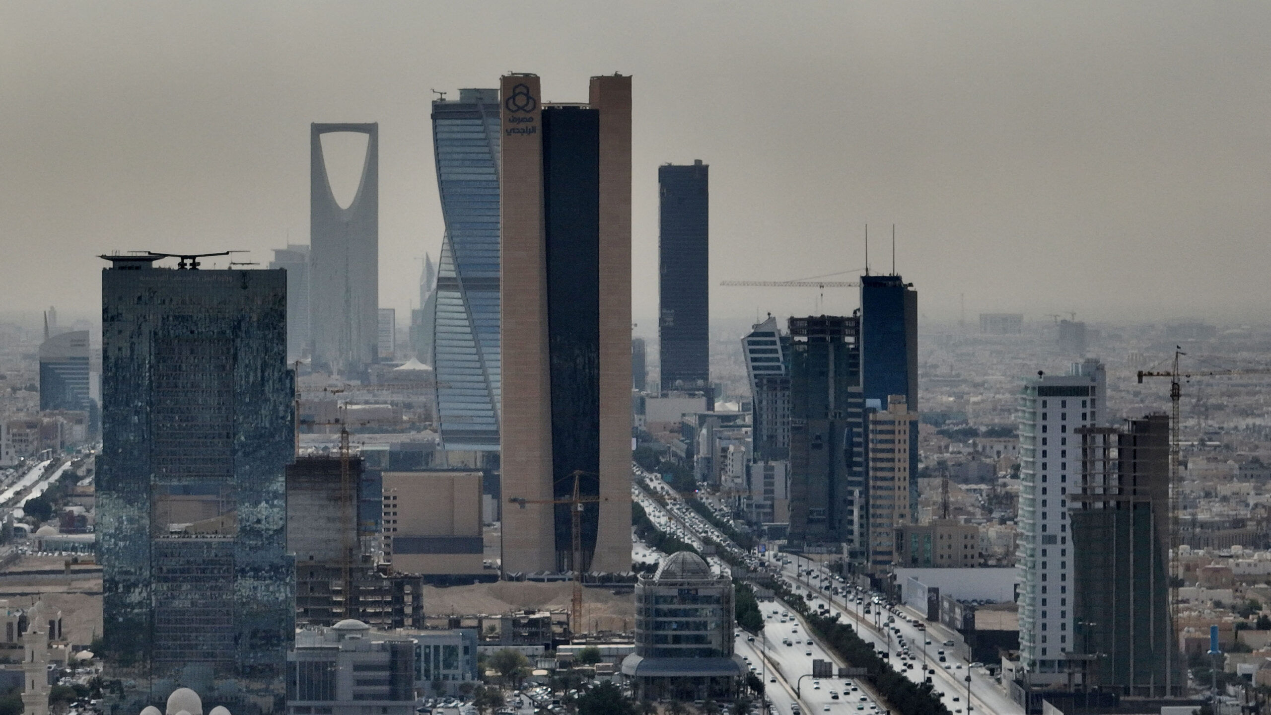 A drone view shows a cityscape in Riyadh, Saudi Arabia, December 1, 2024. (REUTERS/Mohammed Benmansour)