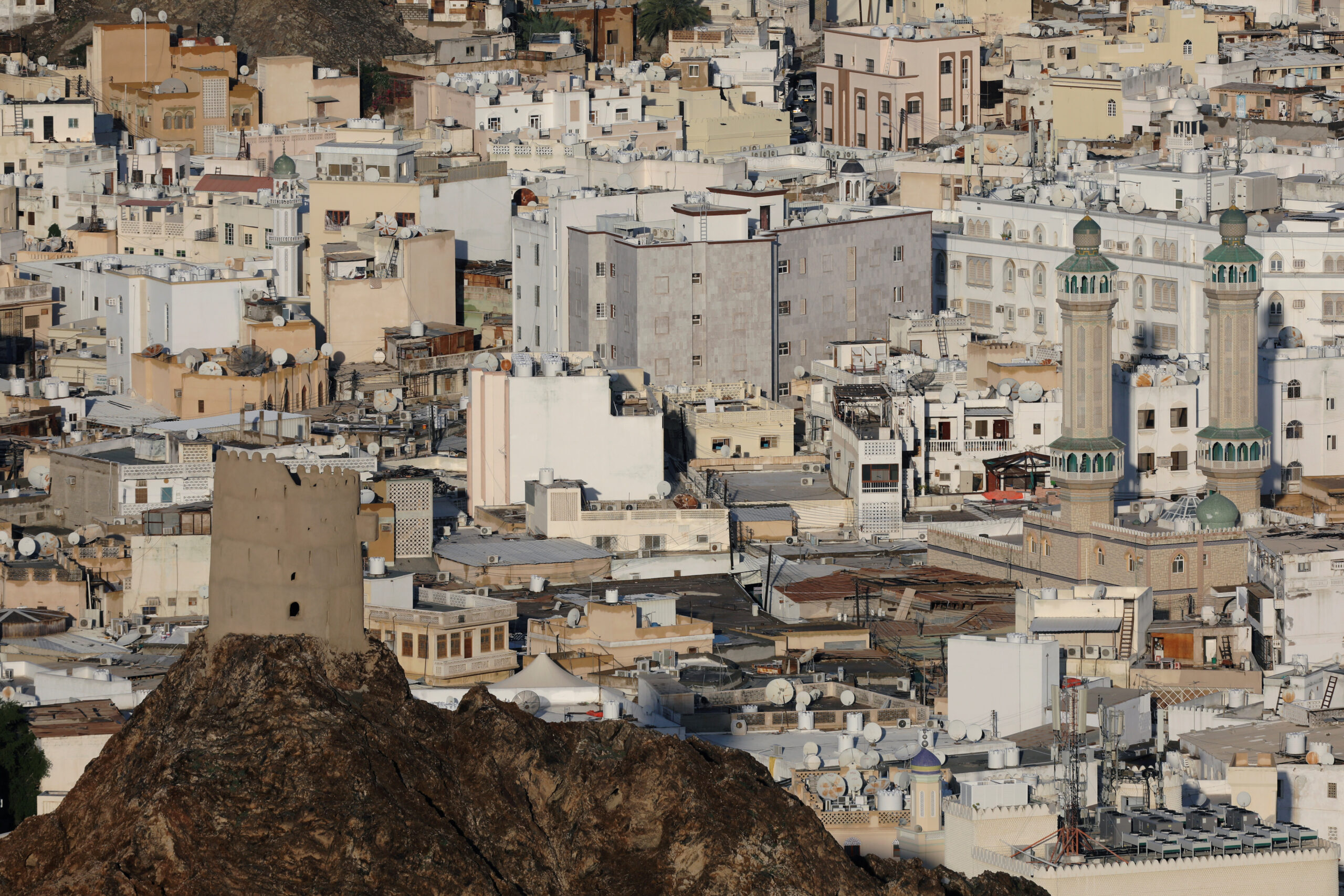 View of old Muscat, Oman, January 12, 2020. (REUTERS/Christopher Pike)
