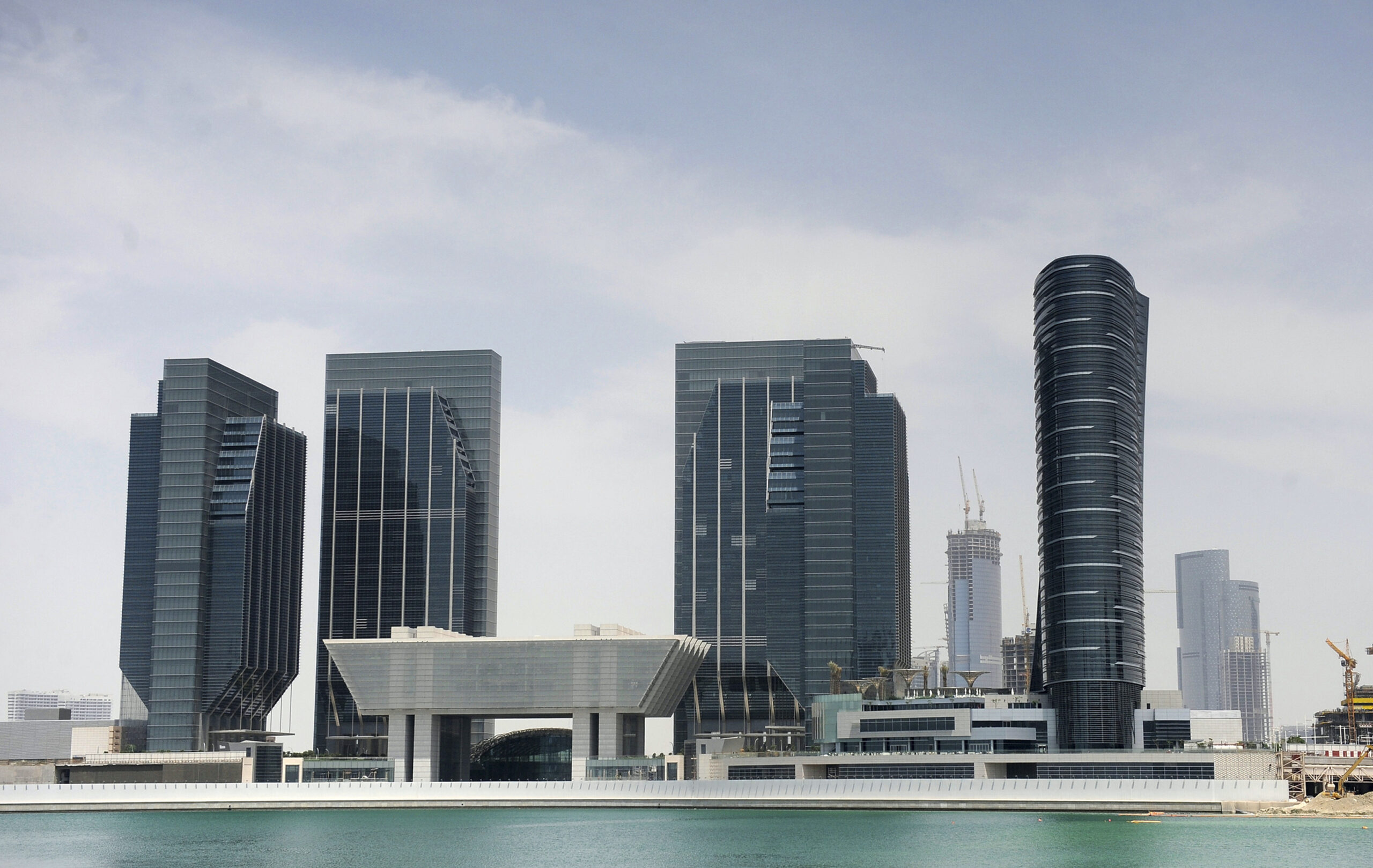View of buildings at Sowwah Square on Marayah Island in Abu Dhabi's central business district, May 7, 2013 (REUTERS/Ben Job)