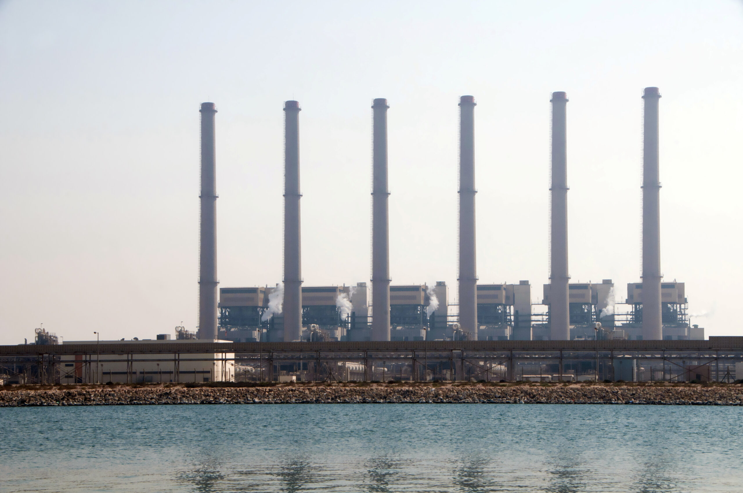 A general view of the Saline Water Conversion Corporation is pictured in this undated handout photo, in Jubail, Saudi Arabia. (Saline Water Conversion Corporation/Handout via REUTERS)