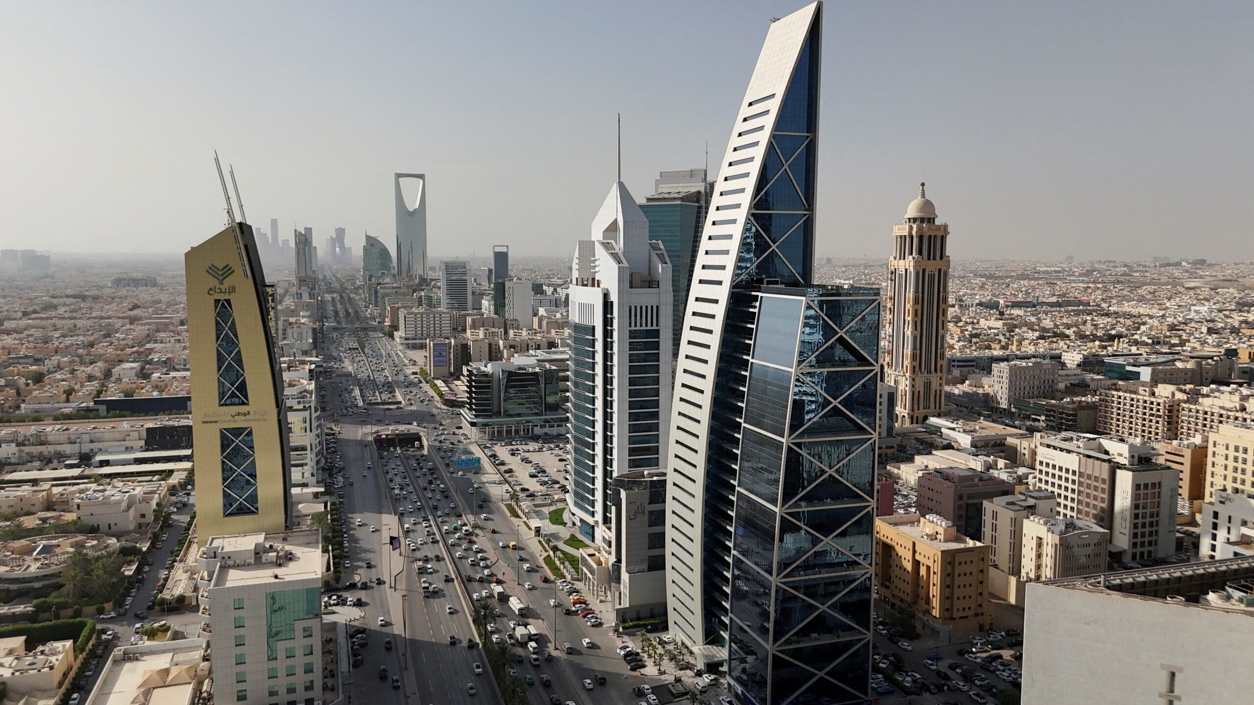 A drone view shows a cityscape in Riyadh, Saudi Arabia, June 1. (REUTERS/Mohammed Benmansour)