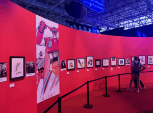 The Super Heroes exhibition at the Sharjah Animation Conference. (Credit: Lauren McMillen)