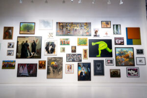 View of the exhibition “On This Land,” Bin Matar House, Muharraq, Bahrain, October 13 – November 7, 2024. (Courtesy of George Mathew)
