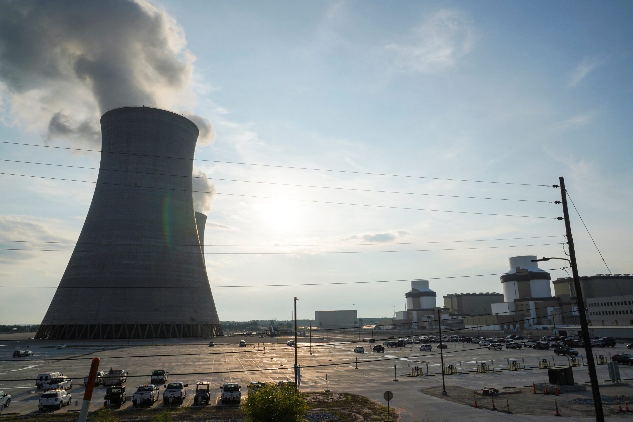 Cooling towers and reactors 3 and 4 are seen at the nuclear-powered Vogtle Electric Generating Plant in Waynesboro, Georgia, August 13, 2024. (REUTERS/Megan Varner)