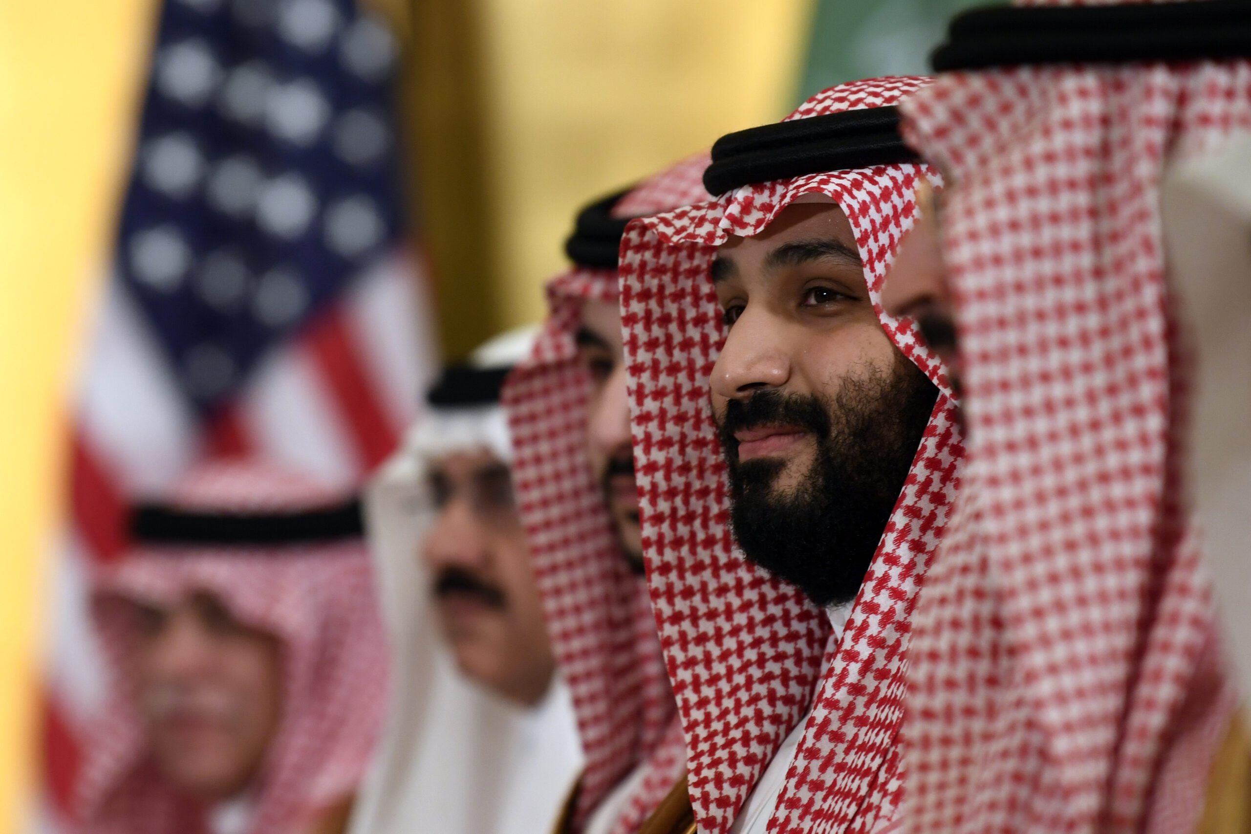 Saudi Crown Prince Mohammed bin Salman listens during his meeting with President Donald J. Trump on the sidelines of the G-20 summit in Osaka, Japan, June 29, 2019. (AP Photo/Susan Walsh, File)