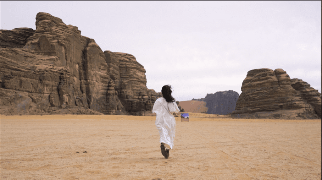 Ahaad Alamoudi, “The Run,” 2025. (Photo courtesy of the artist)